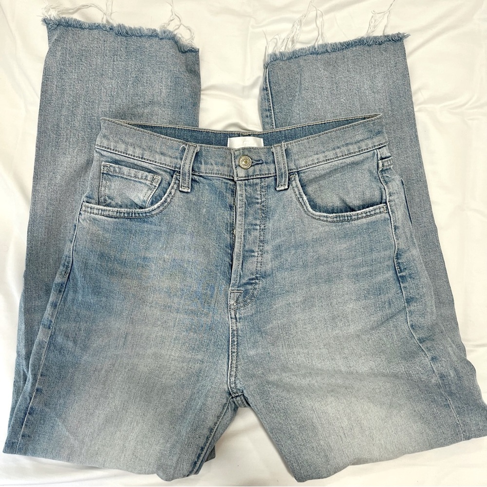 7 For All Mankind Straight Ankle Jeans